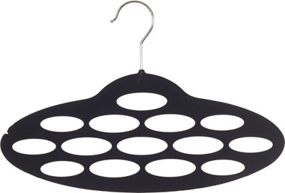 

Howards FlockedBLK Belt Tie Rack(Number of Hooks 14)