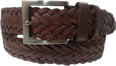 

Bcoz Men Casual Brown Genuine Leather Belt