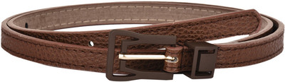 

Buckle Up Women Formal Brown Artificial Leather Belt
