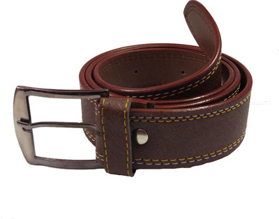 

Ansh Fashion Wear Men Casual Brown Artificial Leather Belt