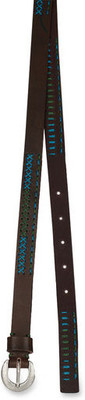 

Paradigm Design Lab Men Casual Brown Genuine Leather Belt