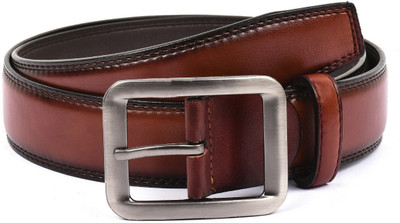 

Buckle Up Men Formal Tan Artificial Leather Belt
