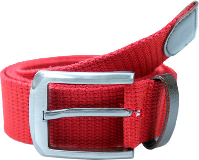 

Contra Men Red Canvas Belt, Red01