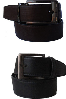 

Klaska Men Casual Brown Genuine Leather Belt
