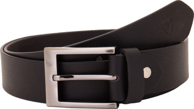 

Valbone Men Formal Black Genuine Leather Belt