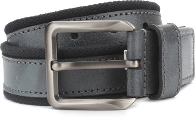 

United Colors of Benetton Men Grey Genuine Leather Belt, 902