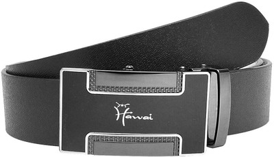 

Hawai Men Casual, Formal Black Genuine Leather Belt