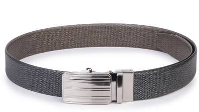 

Buckle Up Men Black Genuine Leather Belt