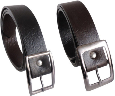 

SRS Men Formal Black, Brown Artificial Leather Belt