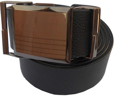 

B.S.Chadha Group Men Formal Black Genuine Leather Belt
