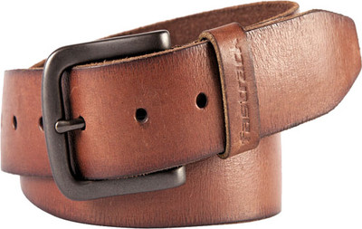 

Fastrack Men Casual Brown Genuine Leather, Metal Belt