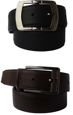 

Lenin Men Casual Black Genuine Leather Belt