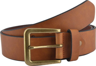 

WRODE Men Casual, Evening, Party, Formal Tan Genuine Leather Belt