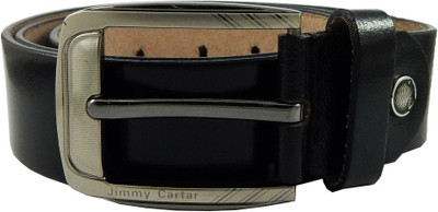 

jimmy carter Men Casual, Formal Black Genuine Leather Belt