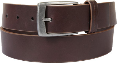 

French Connection Men Formal Brown Genuine Leather, Metal Belt