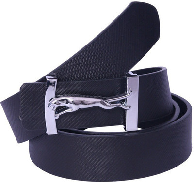 

OODI Men Black Artificial Leather Belt