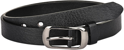 

Buckle Up Women Formal Black Artificial Leather Belt