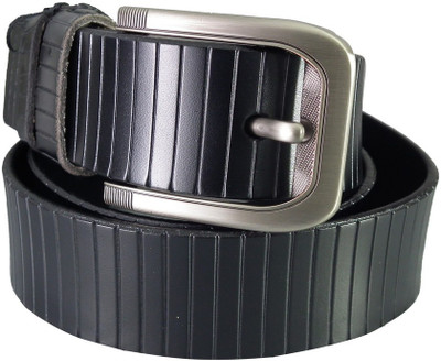 

Lion Heart Men Casual Black Genuine Leather Belt