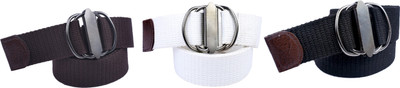 

Contra Men White, Brown, Black Canvas Belt, Black;brown;white