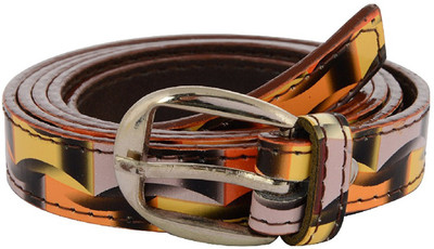 

UMA Girls Casual, Formal Multicolor Texas Leatherite Belt, Multi-coloured