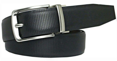 

OODI Men Black Artificial Leather Belt