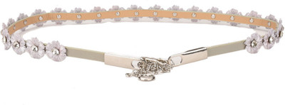 

Tiekart Women Casual Silver Fabric Belt
