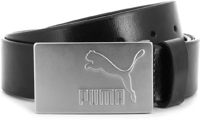

Puma Men Black Belt, Black;matt silver