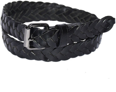 

Pellezzari Men Casual Black Genuine Leather Belt