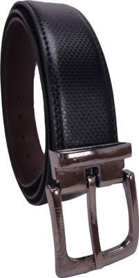 

Revo Men Formal Black Synthetic Reversible Belt