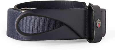

Louis Philippe Men Blue Genuine Leather Belt, Navy