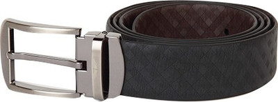 

Park Avenue Men Formal Black Genuine Leather Reversible Belt, Black-01