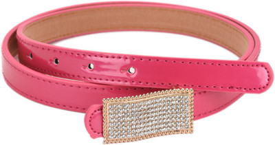 

Tiekart Women Casual Pink Synthetic Belt