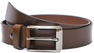 

Readybee Men Brown Genuine Leather Belt, Brown-200