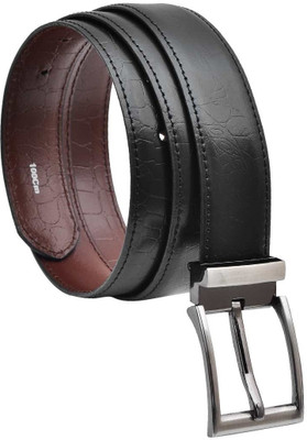 

Hawai Men Casual, Formal Black Genuine Leather Belt, Black-08