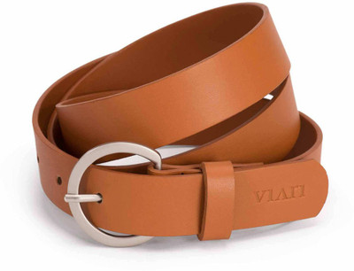 

Viari Women Casual Tan Genuine Leather Belt, Tan-04