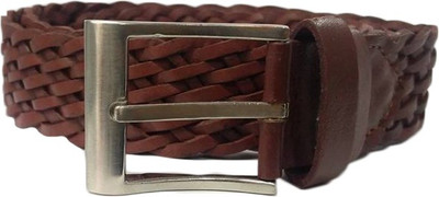 

Bcoz Men Casual Brown Genuine Leather Belt