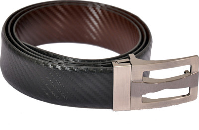 

The Runner Men Formal Black Genuine Leather Reversible Belt, Blbr02