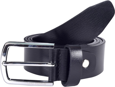 

Lino Perros Men Formal Black Genuine Leather Belt
