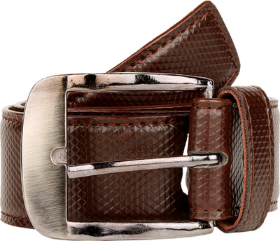 

Variksh Men Casual Brown Artificial Leather Belt