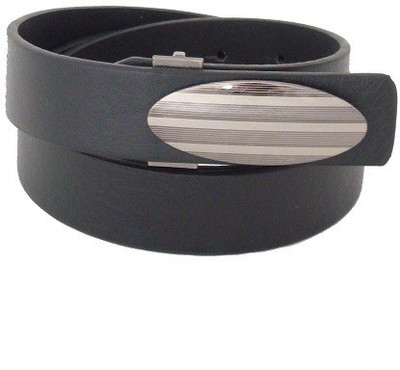

SFA Men Formal Black Artificial Leather Belt, Black755