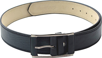 

Skyways Men Evening/Party, Casual Black Artificial Leather Belt, Blk-02