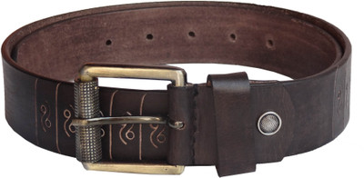 

eXcorio Men Casual Black Genuine Leather Belt