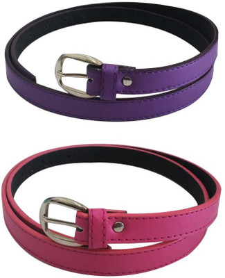 

Verceys Girls Casual Purple, Pink Artificial Leather Belt, Purplepink