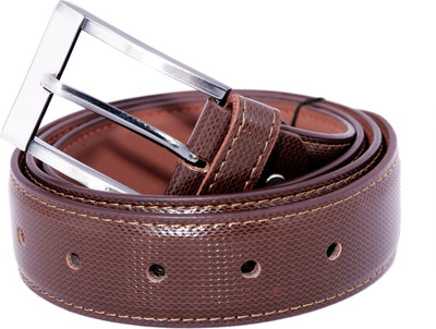 

Hidedge Men Formal Brown Synthetic Belt