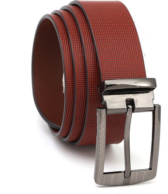 

The Deer Club Men Casual Brown Genuine Leather Belt