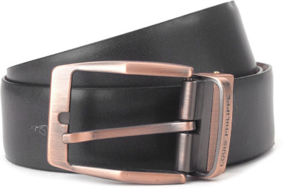 

Louis Philippe Men Black, Brown Genuine Leather Reversible Belt, Gris and tabacco