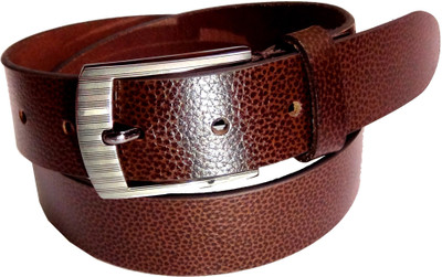 70% OFF on Manshkhino Men Formal Brown Genuine Leather Belt
