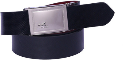 

OODI Men Black Artificial Leather Belt