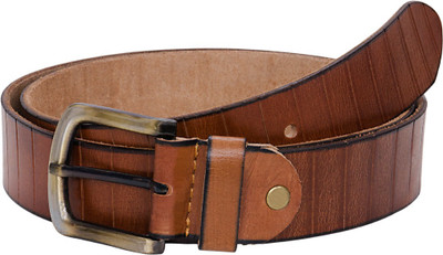 

Hornbull Men Casual Tan Genuine Leather Belt
