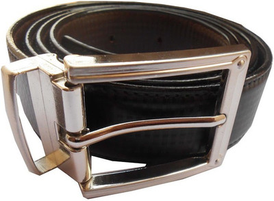 

B.S.Chadha Group Men Casual Black Synthetic Reversible Belt